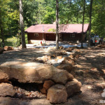 designscape, hardscaping, drainage solutions, private lake cabin, nashville, brown county, indiana
